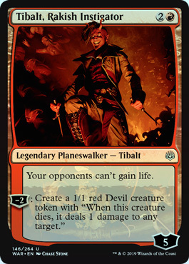 Tibalt Rakish Instigator 146 264 Foil War of the Spark Foil Singles Tibalt Rakish Instigator 146 264 Foil War of the Spark Foil Singles