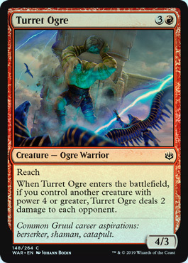 Turret Ogre 148 264 Foil War of the Spark Foil Singles Turret Ogre 148 264 Foil War of the Spark Foil Singles