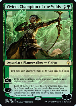 Vivien Champion of the Wilds 180 264 Foil Vivien Champion of the Wilds 180 264 Foil