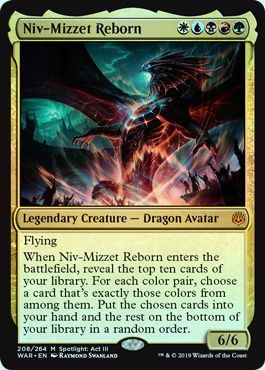 Niv Mizzet Reborn 208 264 Foil War of the Spark Foil Singles Niv Mizzet Reborn 208 264 Foil War of the Spark Foil Singles