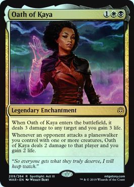 Oath of Kaya 209 264 Foil War of the Spark Foil Singles Oath of Kaya 209 264 Foil War of the Spark Foil Singles