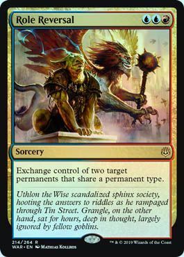 Role Reversal 214 264 Foil Role Reversal 214 264 Foil