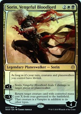 Sorin Vengeful Bloodlord 217 264 Foil Sorin Vengeful Bloodlord 217 264 Foil