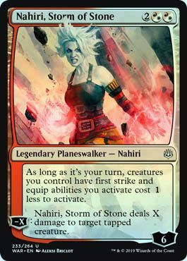 Nahiri Storm of Stone 233 264 Foil Nahiri Storm of Stone 233 264 Foil