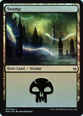 Swamp 257 264 Foil War of the Spark Foil Singles Swamp 257 264 Foil War of the Spark Foil Singles