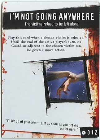 PT012 I m Not Going Anywhere Horrorclix Base Set PT012 I m Not Going Anywhere Horrorclix Base Set