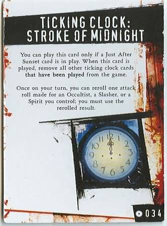 PT034 Ticking Clock Stroke of Midnight Horrorclix Base Set PT034 Ticking Clock Stroke of Midnight Horrorclix Base Set