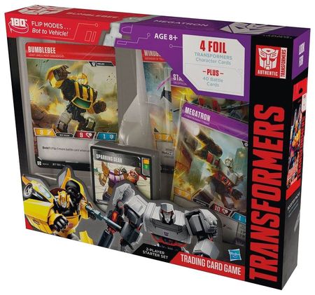 Transformers Bumblebee vs Megatron TCG 2 Player Starter Set Transformers TCG Sealed Product Transformers Bumblebee vs Megatron TCG 2 Player Starter Set Transformers TCG Sealed Product