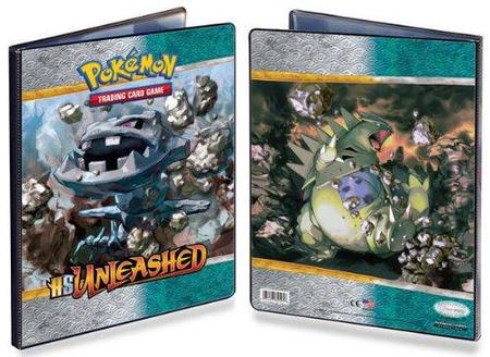 Ultra Pro Pokemon HS Unleashed 9 Pocket Portfolio Binder UP82525 Ultra Pro Pokemon HS Unleashed 9 Pocket Portfolio Binder UP82525