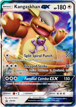 Pokemon 2018 Pokemon Card Gym Tournament Kangaskhan GX Holofoil Promo Card  #303/SM-P