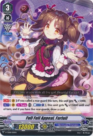 Full Full Appeal Farlull V TD08 001 V Trial Deck 8 Schokolade Melody VGE V TD08 Full Full Appeal Farlull V TD08 001 V Trial Deck 8 Schokolade Melody VGE V TD08