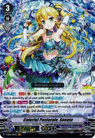 Colorful Pastorale Sonata V EB05 001 Vanguard Rare VR Colorful Pastorale Sonata V EB05 001 Vanguard Rare VR