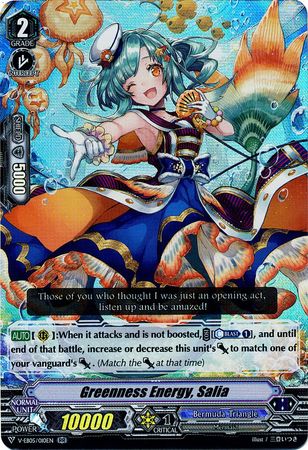 Greenness Energy Salia V EB05 010 Double Rare RR V Extra Booster 5 Primary Melody VGE V EB05 Greenness Energy Salia V EB05 010 Double Rare RR V Extra Booster 5 Primary Melody VGE V EB05