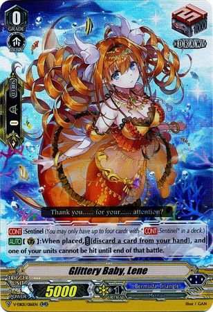 Glittery Baby Lene V EB05 016 Double Rare RR Glittery Baby Lene V EB05 016 Double Rare RR