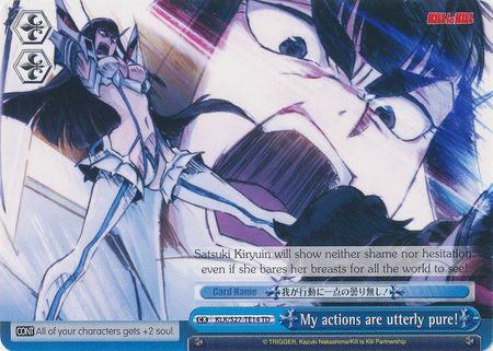 My actions are utterly pure KLK S27 TE14 Trial Deck TD My actions are utterly pure KLK S27 TE14 Trial Deck TD