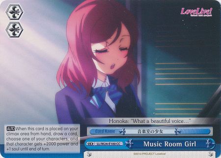 Music Room Girl LL W24 E100 Climax Common CC Weiss Schwarz Love Live Booster Set Music Room Girl LL W24 E100 Climax Common CC Weiss Schwarz Love Live Booster Set