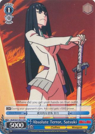 Absolute Terror Satsuki KLK S27 TE11 Trial Deck TD Weiss Schwarz Kill la Kill Trial Deck Absolute Terror Satsuki KLK S27 TE11 Trial Deck TD Weiss Schwarz Kill la Kill Trial Deck