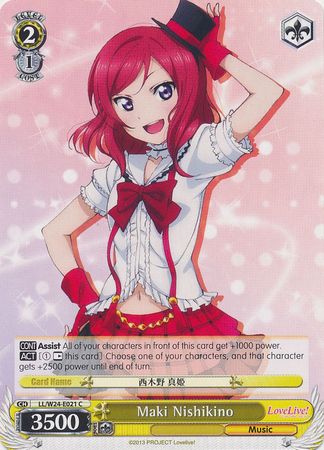 Maki Nishikino LL W24 E021 Common C Maki Nishikino LL W24 E021 Common C