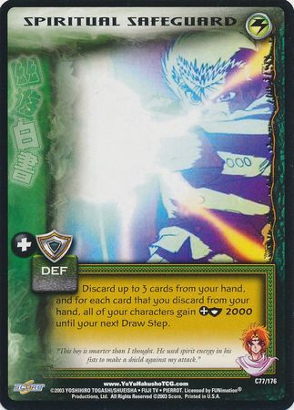 Spiritual Safeguard C77 176 Common Ghost Files Base Set Spiritual Safeguard C77 176 Common Ghost Files Base Set