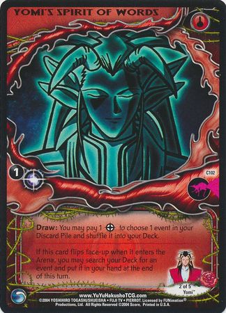 Yomi s Spirit of Words C102 Common Yomi s Spirit of Words C102 Common