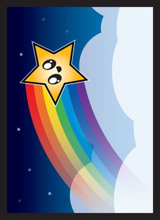 Legion Supplies Rainbow Star 60ct Yugioh Sized Sleeves YGO009 Legion Supplies Rainbow Star 60ct Yugioh Sized Sleeves YGO009