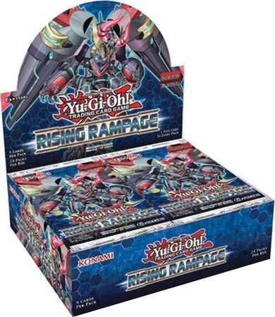 Rising Rampage Booster Box of 24 1st Edition Packs Yugioh Yu Gi Oh Sealed Product Rising Rampage Booster Box of 24 1st Edition Packs Yugioh Yu Gi Oh Sealed Product