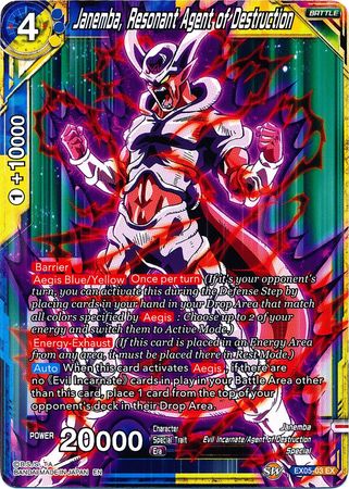 Janemba Resonant Agent of Destruction EX05 03 Expansion Rare DBS Expansion Set Unity of Destruction EX05 Janemba Resonant Agent of Destruction EX05 03 Expansion Rare DBS Expansion Set Unity of Destruction EX05