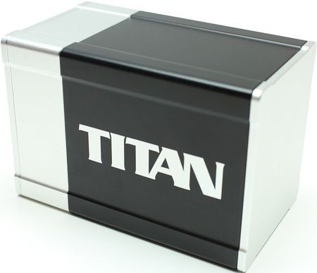 TITAN Silver w Black Deluxe Deck Box BoxGods Deck Boxes Gaming Storage TITAN Silver w Black Deluxe Deck Box BoxGods Deck Boxes Gaming Storage