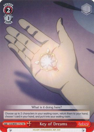 Key of Dreams CCS WX01 T17 Trial Deck TD Weiss Schwarz Cardcaptor Sakura Clear Card Booster Set Key of Dreams CCS WX01 T17 Trial Deck TD Weiss Schwarz Cardcaptor Sakura Clear Card Booster Set