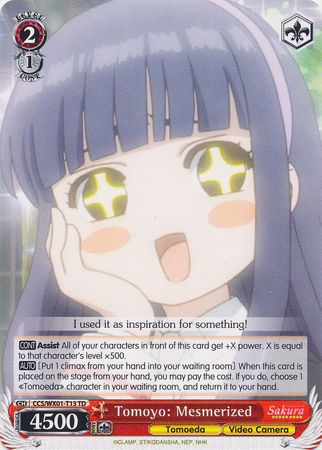 Tomoyo Mesmerized CCS WX01 T13 Trial Deck TD Tomoyo Mesmerized CCS WX01 T13 Trial Deck TD