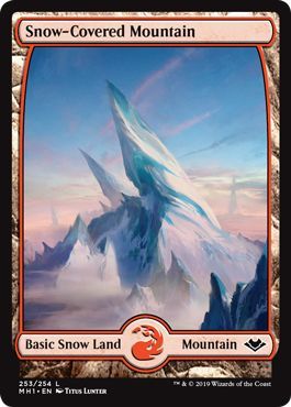 Snow Covered Mountain 253 254 Full Art Modern Horizons Singles Snow Covered Mountain 253 254 Full Art Modern Horizons Singles