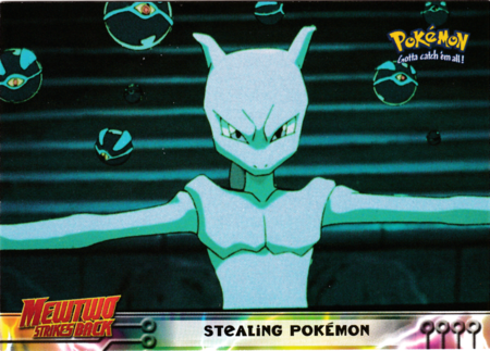 Stealing Pokemon 27 Mewtwo Strikes Back Topps Pokemon Pokemon the First Movie Topps Stealing Pokemon 27 Mewtwo Strikes Back Topps Pokemon Pokemon the First Movie Topps