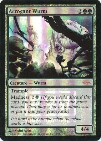 Arrogant Wurm FNM Foil Promo Magic The Gathering Promo Cards Arrogant Wurm FNM Foil Promo Magic The Gathering Promo Cards