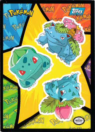 Pocket Monsters (Pokemon) Bulbasaur, Ivysaur, Venusaur Play Set