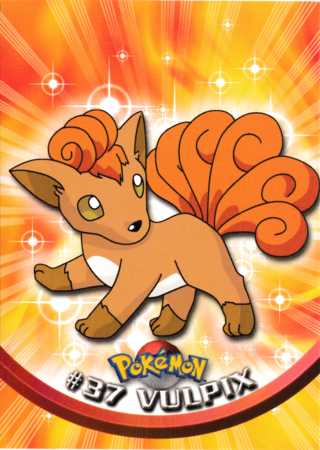 Vulpix 37 Series 1 Topps Pokemon Series 1 Topps Vulpix 37 Series 1 Topps Pokemon Series 1 Topps