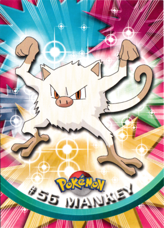 Mankey 56 Series 1 Topps Pokemon Series 1 Topps Mankey 56 Series 1 Topps Pokemon Series 1 Topps