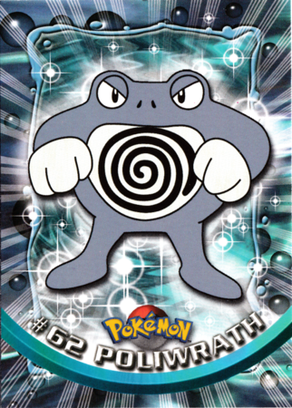 Poliwrath - #62 Series 1 (Topps) Pokemon