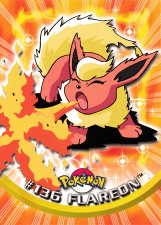 Flareon Topps Series 3 shops Pokemon Card