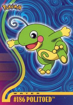 186 Politoed Johto Series 2 Topps Pokemon Johto Series 2 Topps 186 Politoed Johto Series 2 Topps Pokemon Johto Series 2 Topps