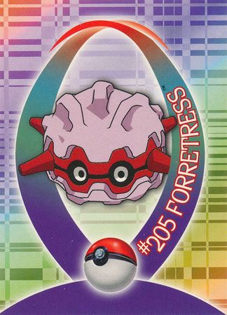 205 Forretress Sticker Card Johto Series 2 Topps Pokemon Johto Series 2 Topps 205 Forretress Sticker Card Johto Series 2 Topps Pokemon Johto Series 2 Topps