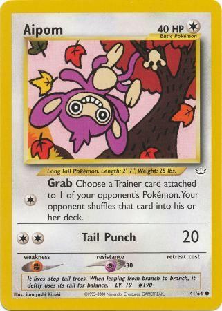 Common Aipom NEAR MINT 67/147