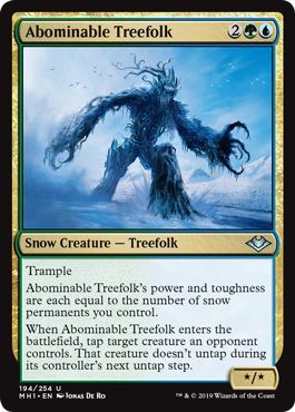 Abominable Treefolk 194 254 Abominable Treefolk 194 254