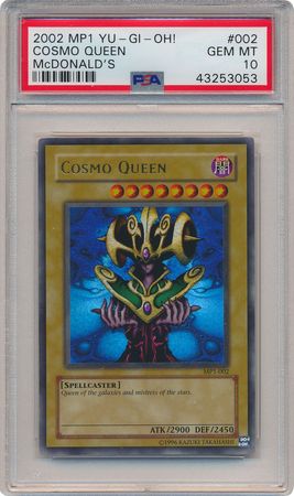 Cosmo Queen MP1 002 PSA GEM MT 10 Ultra Rare MP1 3053 Yu Gi Oh Promo Cards Cosmo Queen MP1 002 PSA GEM MT 10 Ultra Rare MP1 3053 Yu Gi Oh Promo Cards