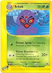 Arbok 35 165 Rare Expedition Singles Arbok 35 165 Rare Expedition Singles