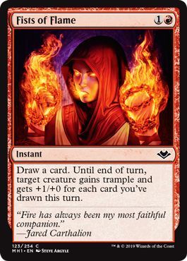 Fists of Flame 123 254 Modern Horizons Singles Fists of Flame 123 254 Modern Horizons Singles
