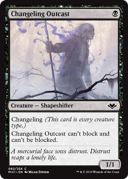 Changeling Outcast 082 254 Modern Horizons Singles Changeling Outcast 082 254 Modern Horizons Singles
