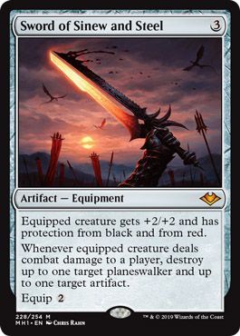 Sword of Sinew and Steel 228 254 Modern Horizons Singles Sword of Sinew and Steel 228 254 Modern Horizons Singles