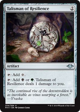 Talisman of Resilience 234 254 Modern Horizons Singles Talisman of Resilience 234 254 Modern Horizons Singles