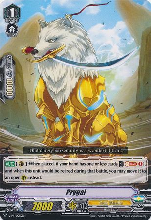 Prygal V PR 0050EN Promo Cardfight Vanguard Promos Prygal V PR 0050EN Promo Cardfight Vanguard Promos