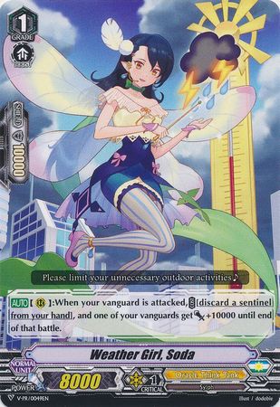 Weather Girl Soda V PR 0049EN Promo Weather Girl Soda V PR 0049EN Promo